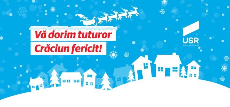 Vă urăm Crăciun fericit!